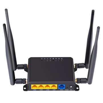 X10 Frequency Europe and Asia Pacofic Australia Version 4G LTE OPEN WRT Smart CPE Router Sim Card WiFi Wireless Modem Wireless Router WiFi Networking 300Mbps Support Wireless AP