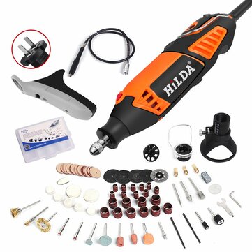 $33.99 for HILDA 220V 350W Variable Speed Electric Grinder with 91pcs Accessories