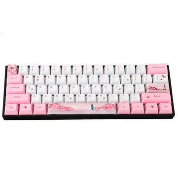 OEM Profile Girl PBT Sublimation Keycap for 60% Anne pro 2 Royal Kludge RK61 Geek GK61 GK64 Mechanical Keyboard