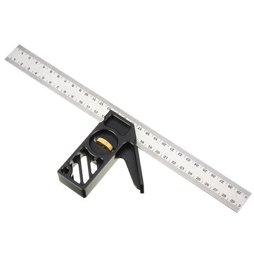 Right Angle Ruler Combination Try Square Set 90 Degree Angle Measurement Tool 