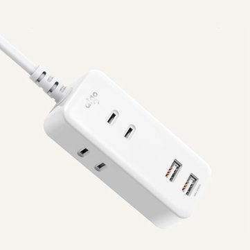 Aigo F0320 Socket Board from Xiaomi Youpin Dual USB Smart Fast Charge Portable Three Sides Can Be Plugged In Power Outlet