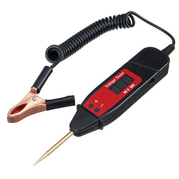 Car Electrical Circuit Tester Pen Digital LCD Voltage Test Probe Tool DC 3-36V 