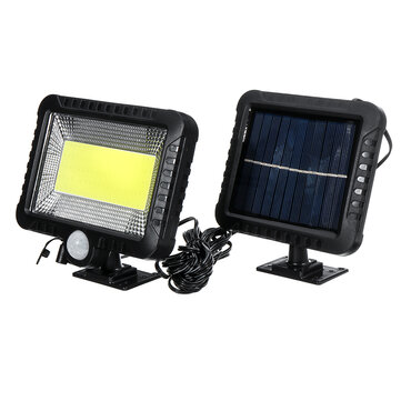 IPRee® COB 100LED 30W 600Lumen IP65 Solar Lamp Outdoor Park Yard Garden Light Camping Light Work Light