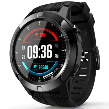 Bakeey TK04 GSM bluetooth Call Built-in GPS Air Pressure Compass Heart Rate Blood Pressure Weather Smart Watch Phone(APP language ?support Hungarian / Czech/Slovak/)