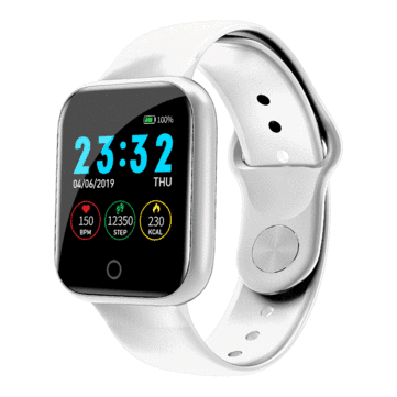 $12.99 for Continuous Heart Rate O2 Monitor WhatsApp Caller ID Smart Watch