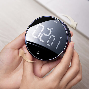 Baseus Magnetic Digital Timers Alarm Clock Mechanical Cooking Timer Alarm Counter Clock