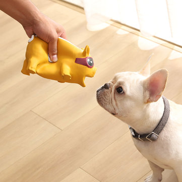 Dog Toys Squeaky Squeeze Sound Toy Ball Training Funny Interactive Rubber Chew Balls For Pet Products Dog Supplies From Xiaomi Youpin - Yellow