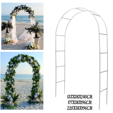Iron Arch Way Assemble Door Wedding Party Bridal Prom Garden Floral Wedding Flower Decorations