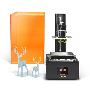 Longer® Orange10 405nm LCD UV Resin 3D Printer 98mm*55mm*140mm Print Size Support...