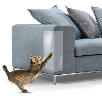 2 Pcs Pet Cat Scratch Guard Mat Furniture Protector Cat Scratch Sofa Pad