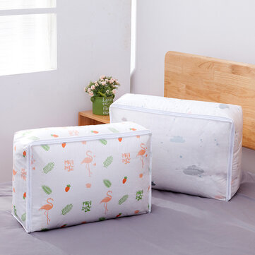 Folding Washable PEVA Quilts Storage Bags Portable House-moving Container Clothes Storage Bag