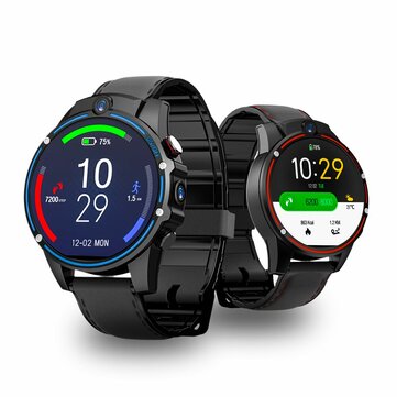 Kospet Vision 1.6 LTPS Crystal Display 3G+32G 5.0MP Front facing Dual Camera 4G LTE Video Call 800mAh Google Play Leather Strap Smart Watch Phone