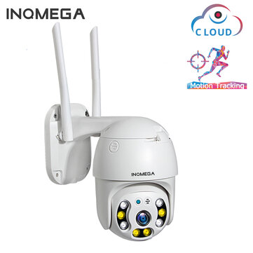 INQMEGA 1080P 360° PTZ 8 LED Waterproof IP Camera H.264