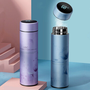 IPRee® 450ML Vacuum Cup Colorful Temperature Display Water Bottle