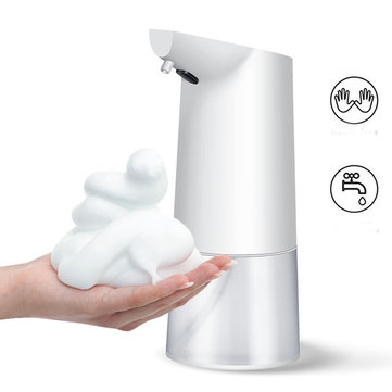 Xiaowei X4 Intelligent Soap Dispenser Automatic Induction Foaming Liquid Shampoo Container PIR Infrared Sensor Hand Washing Machine 350ml Battery Operated