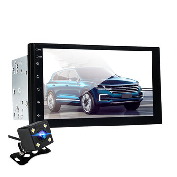 $59.99 for 7 Inch Android 8.0 Car Stereo 2.5D Quad Core 1+16G with Camera