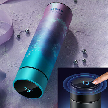 CS04-450 450ML Smart Mug Stainless Steel Water Thermal Bottle With LCD Touch Screen Temperature Display Vacuum Cup