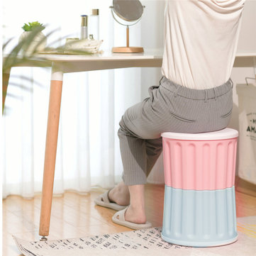 2Pcs/1Set Multifunctional Waist Drum Storage Stool Storage Function Smooth Seat Surface Easy to Carry from Xiaomi youpin
