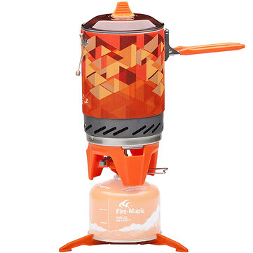 Fire-Maple FMS-X2 Camping Cooking System Stove with Electric Ignition Pot Support Jet Burner Pot System for Backpacking Camping Hiking Emergency Stove