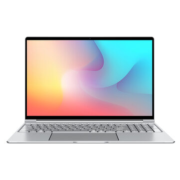 Teclast F15 Laptop 15.6 inch Intel N4100 8GB 256GB SSD 7mm Thickness 91% Full View Display Backlit Notebook － Silver