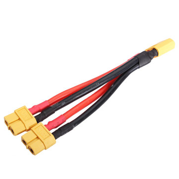 XT60 1 Male 2 Female Battery Connector Cable Dual Extension for RC Multicopter S